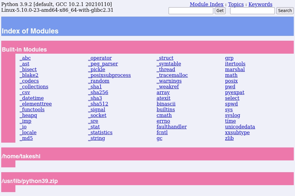 Index_of_Modules